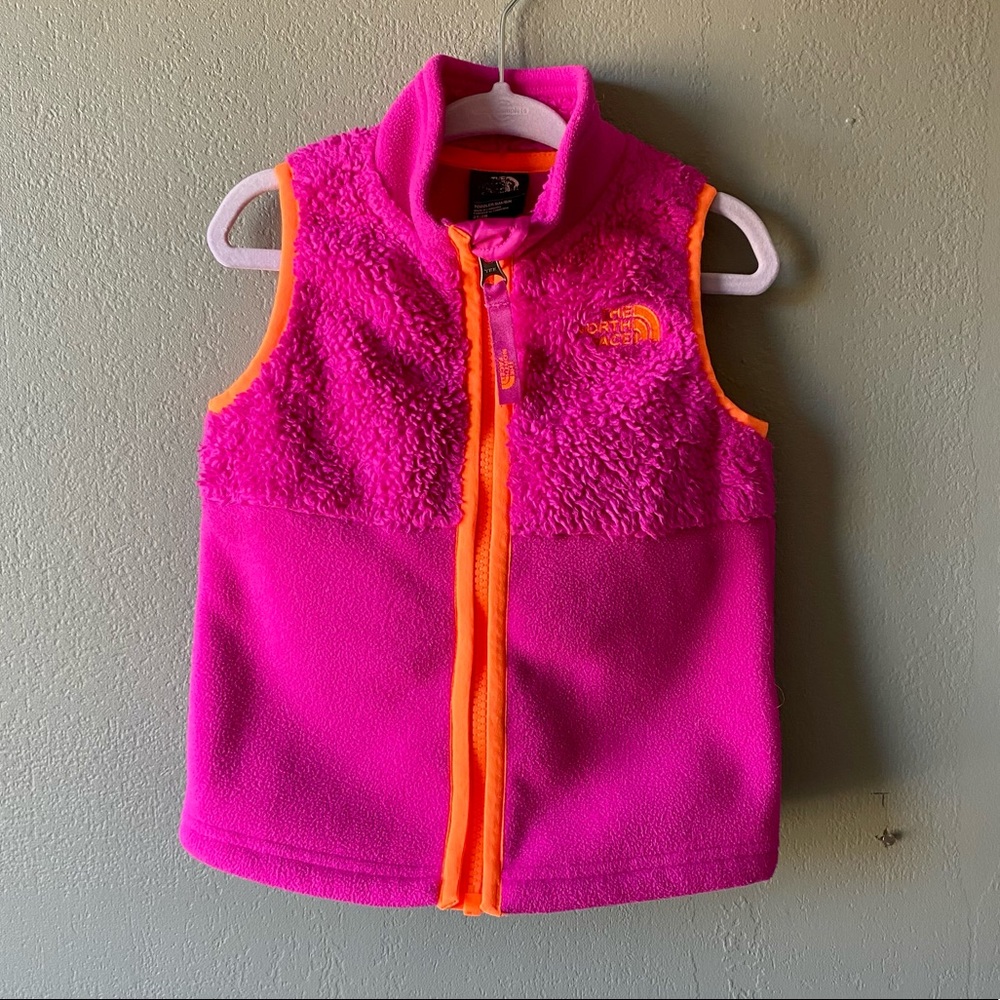 Toddler girls north face vest